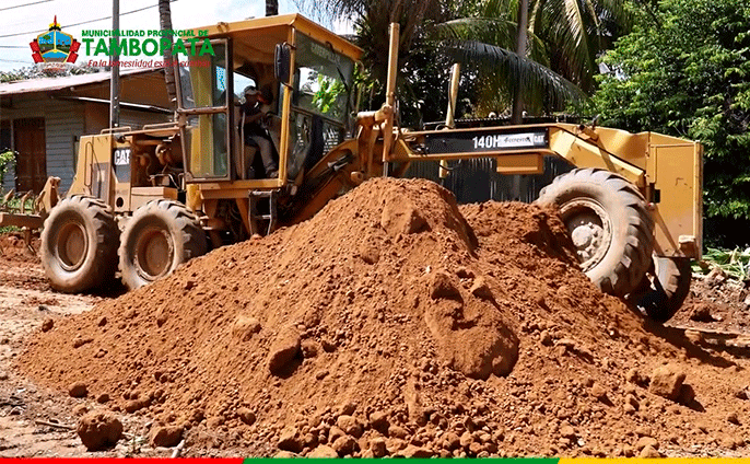 Trabajos de compactación y nivelado