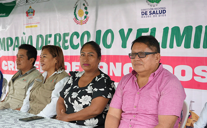 Recojo de criaderos en Tambopata