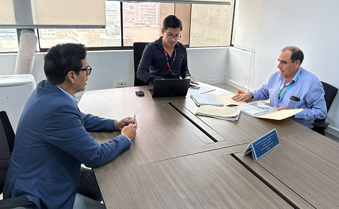 Reunión en Ministerio de Transportes