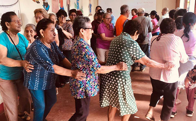 Sesión de baile terapia
