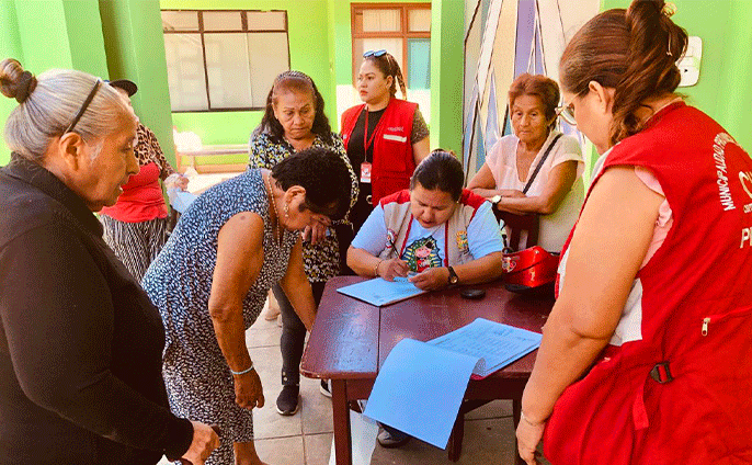 Participación de adultos mayores