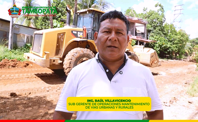 Inicio de mejoramiento vial en Jr. José María Arguedas